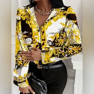 Jane Chic Designs Plus Size Sublimation Blouse